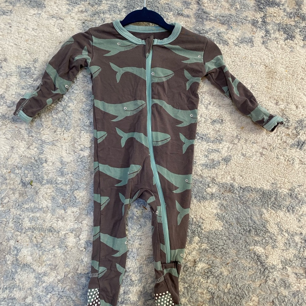Kickee Pants footed Onesie Baby Boy 3-6 months